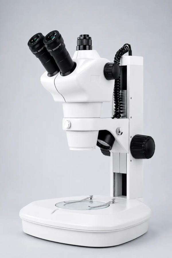 SPZ trinocular Stereozoom Microscope isometric