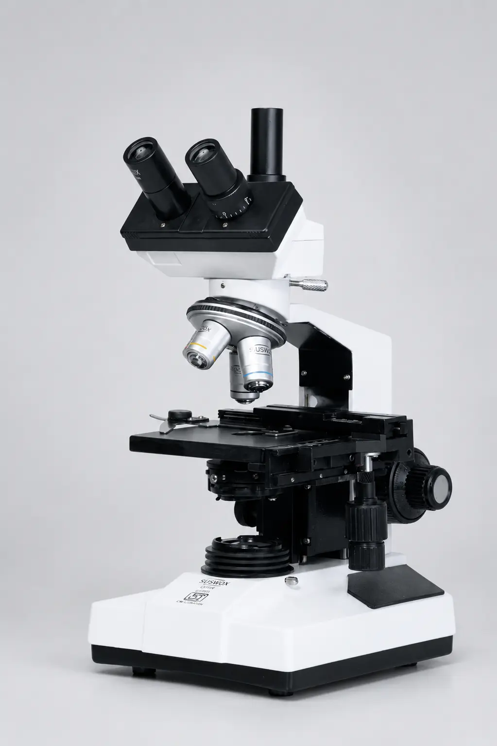 SUSWOX trinocular microscope isi marked CXLti isometric view