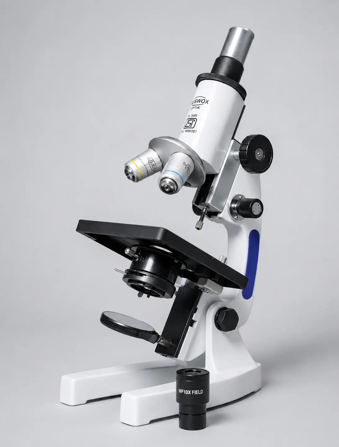SK44 Student Microscope SUSWOX make Sudheer Scientific Works Front