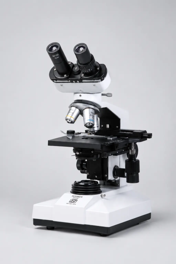 SK 77 Student binocular Microscope SUSWOX make Sudheer Scientific Works Front