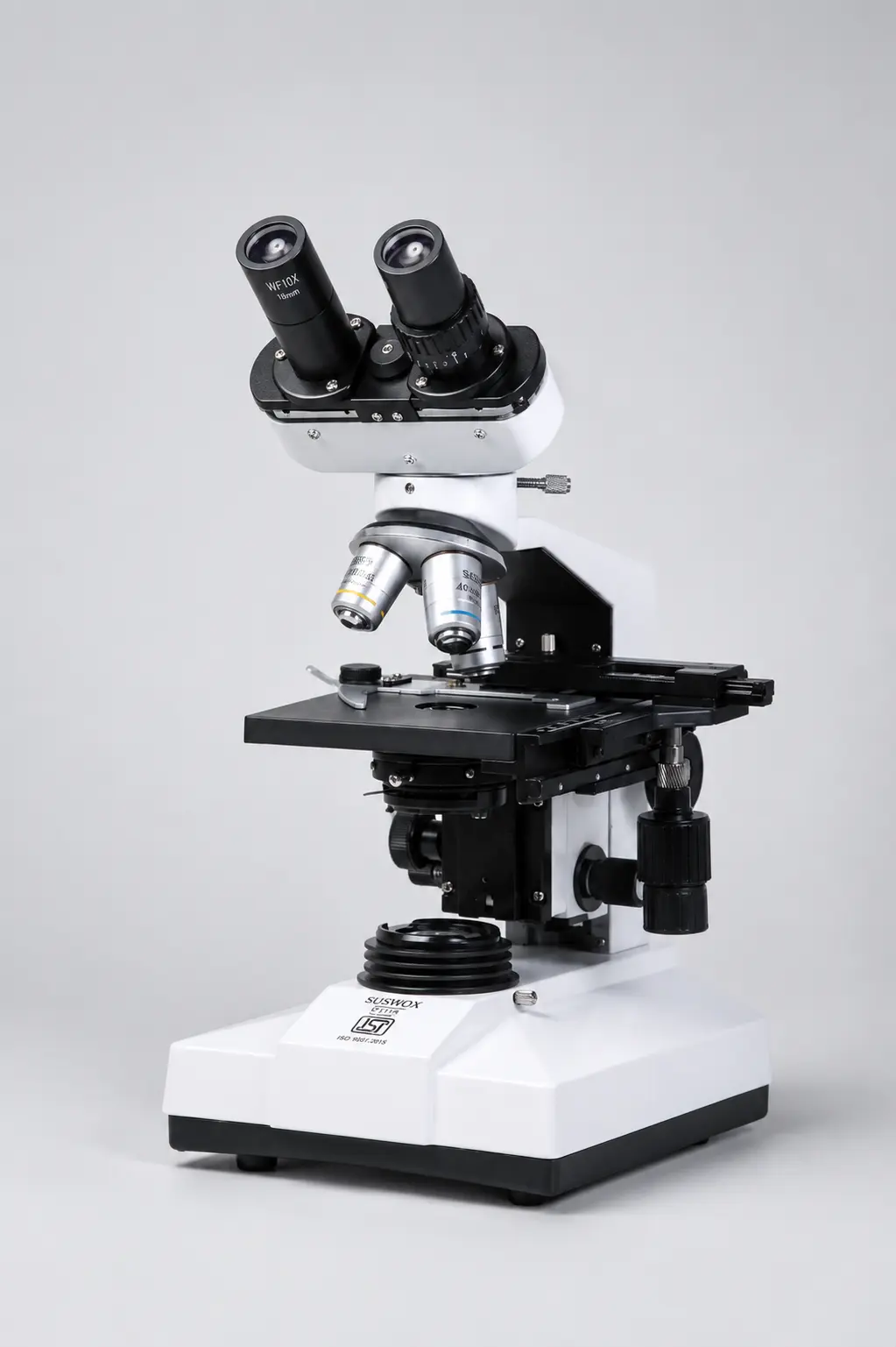 SK 77 Student binocular Microscope SUSWOX make Sudheer Scientific Works Front