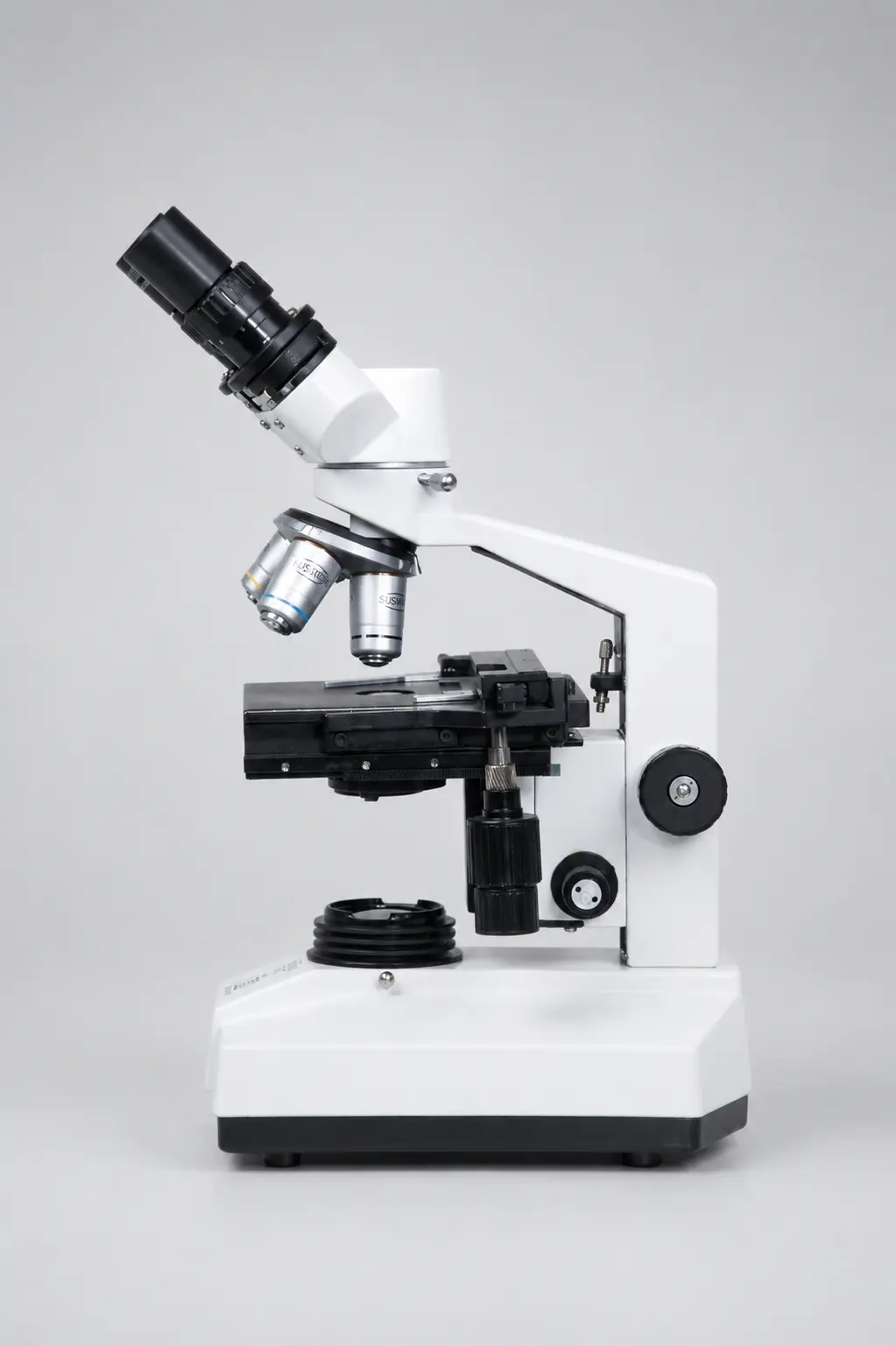 SK 77 Student binocular Microscope SUSWOX make Sudheer Scientific Works side