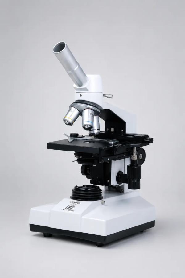 SK 77 Student monocular Microscope SUSWOX make Sudheer Scientific Works Front