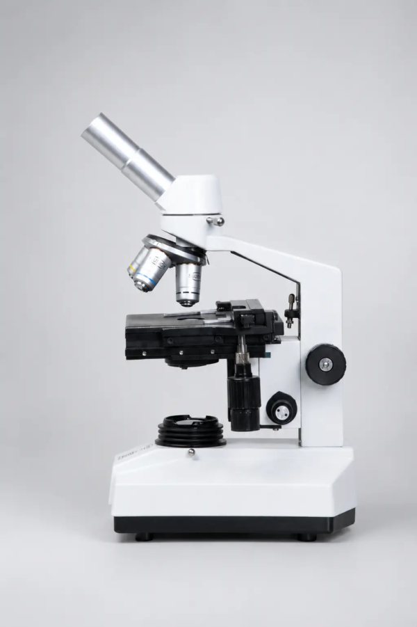 SK 77 Student monocular Microscope SUSWOX make Sudheer Scientific Works side