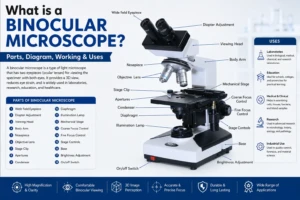 What is a Binocular Microscope Parts, Diagram, Working & Uses (2)