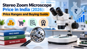 stereo zoom microscope price in India