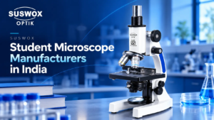 SUSWOX SK-66 student microscope for schools and college science laboratories in India